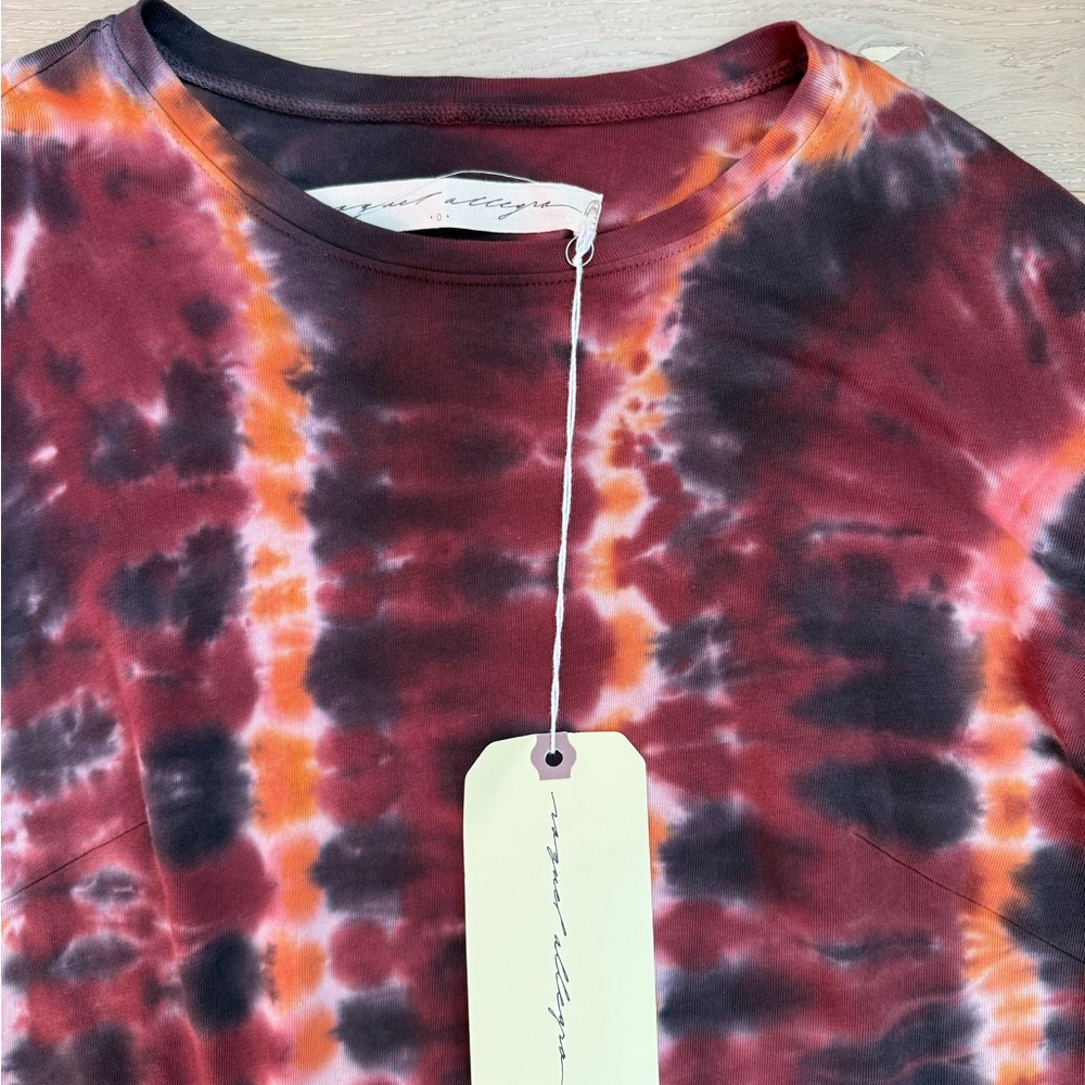 NWT Raquel Allegra Simone Sleeve Dress in Red Hills - Picture 3 of 5